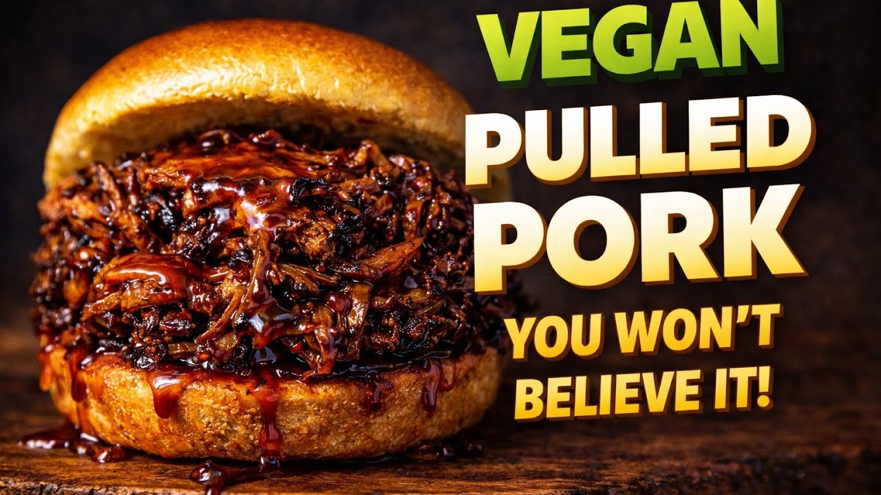 Vegan Pulled Pork That Actually Tastes Like the Real Thing 🔥🌱