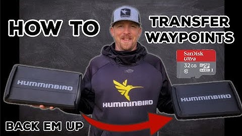 HOE Waypoints overdragen: Humminbird Helix