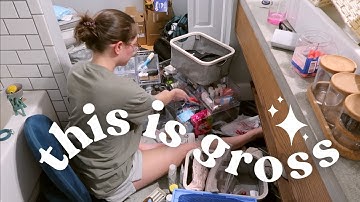 EXTREME Bathroom Declutter, Organize, and Refresh