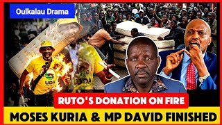 RUTO'S MP DAVID &amp; MOSES KURIA ALMOST FINISHED AS OULKALAU RESIDENTS EMBARRASSES THEM!!