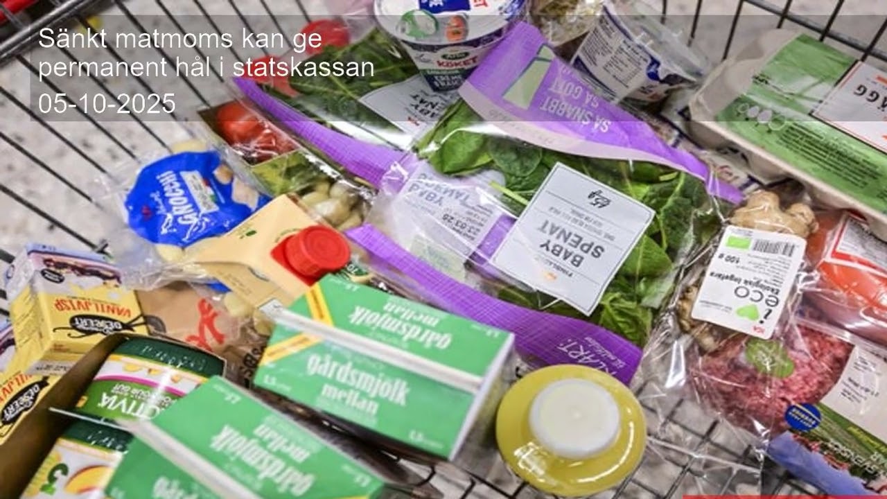 Sänkt matmoms kan ge permanent hål i statskassan