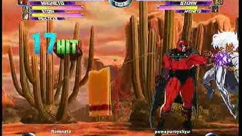 MvC2 Online (360): Brett (MSP) vs pawapuroyakyu (MSP) 3 .:1.21.10:.