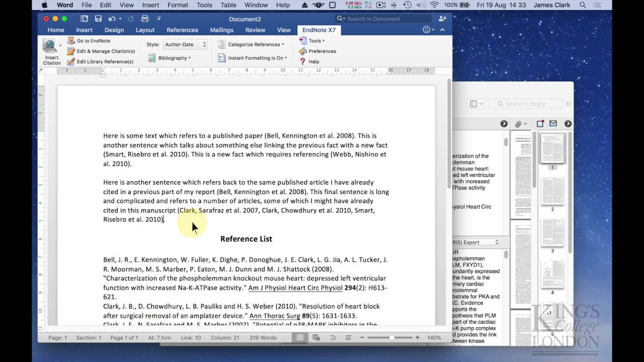 install endnote x7 in word 2015