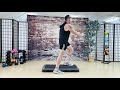 Step aerobics workout zoom class steve sansoucie ss fit studio