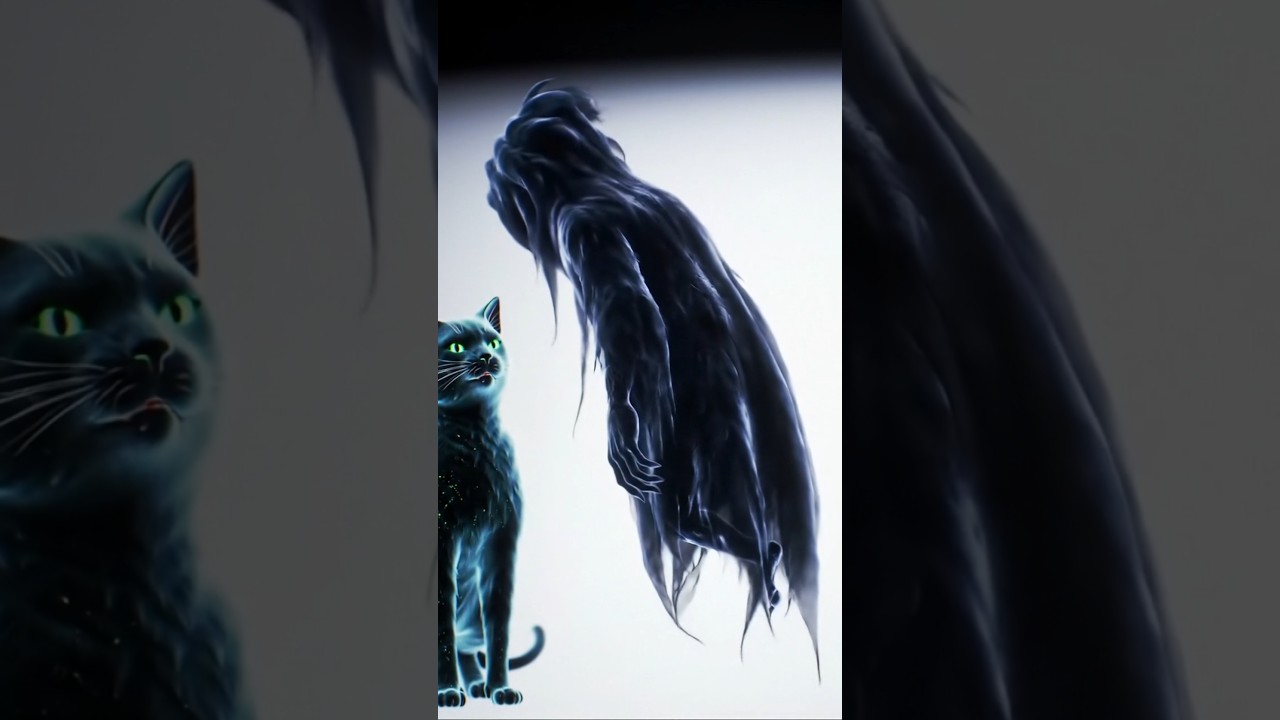 oiiaoiia cat die with a smile ☺ ||  ai cat || ai ghost || funny story || animals || ai life 