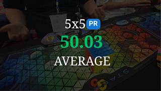 50.03s 5x5 official average of 5 (sub 50 fail)
