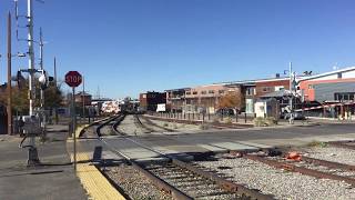 Northbound Railrunner arrives at Santa Fe, NM (SAF)