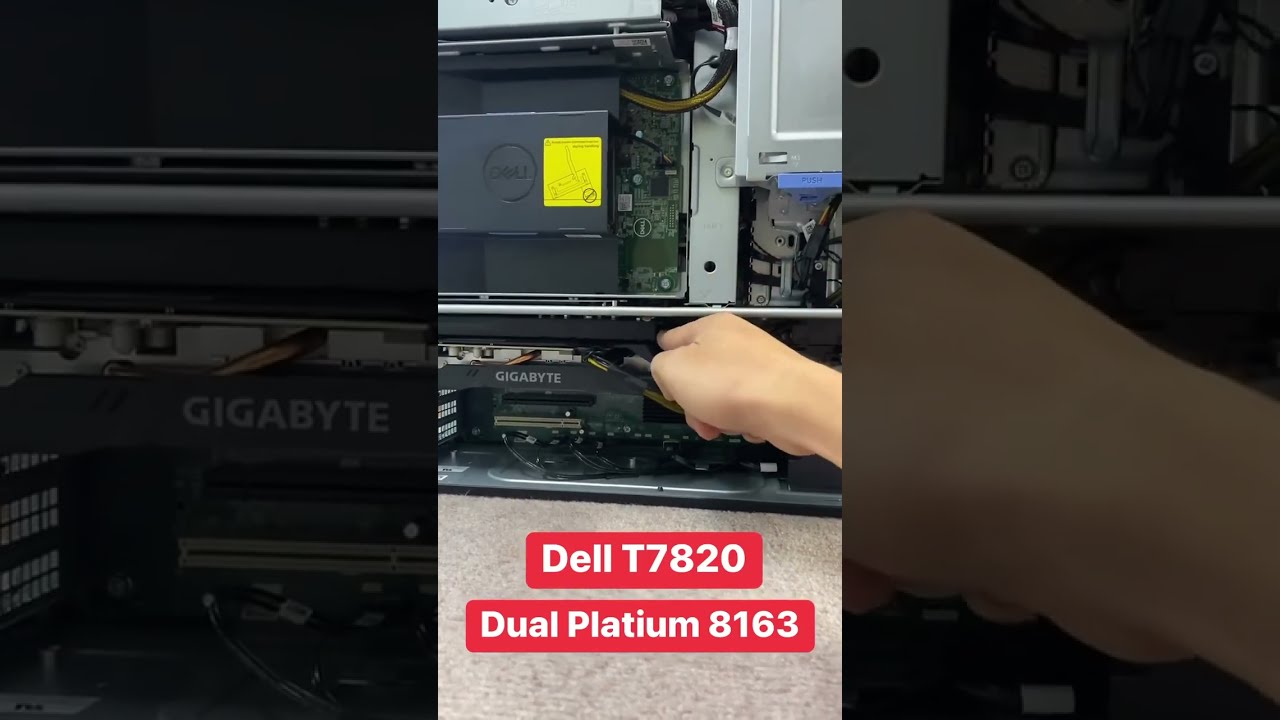 Dell Precision T7820: Dual Platinum 8163 2.5 upto 3.1 total