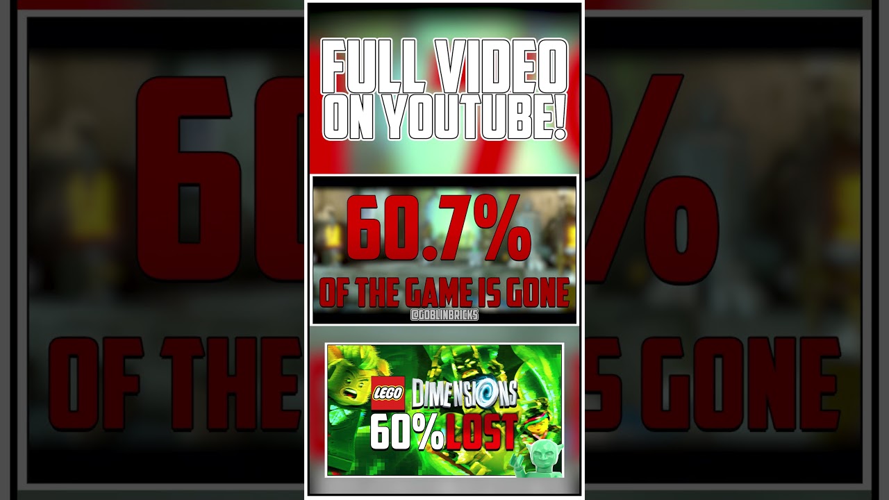 60% of LEGO Dimensions is now UNPLAYABLE for new players on Xbox 360!