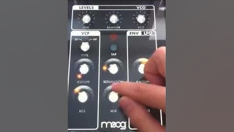 Moog Filtatron on iPad Demo