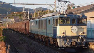 EF64-1053+旧客6B+DD51-895 快速 ELぐんま4fin 敷島駅通過