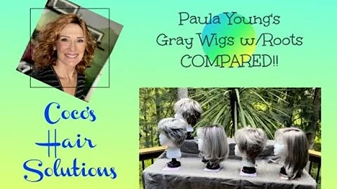 Paula Young Gray Wigs with Dark Roots: COMPARED!