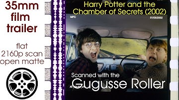 Harry Potter and the Chamber of Secrets (2002) 35mm film trailer, flat open matte, 2160p