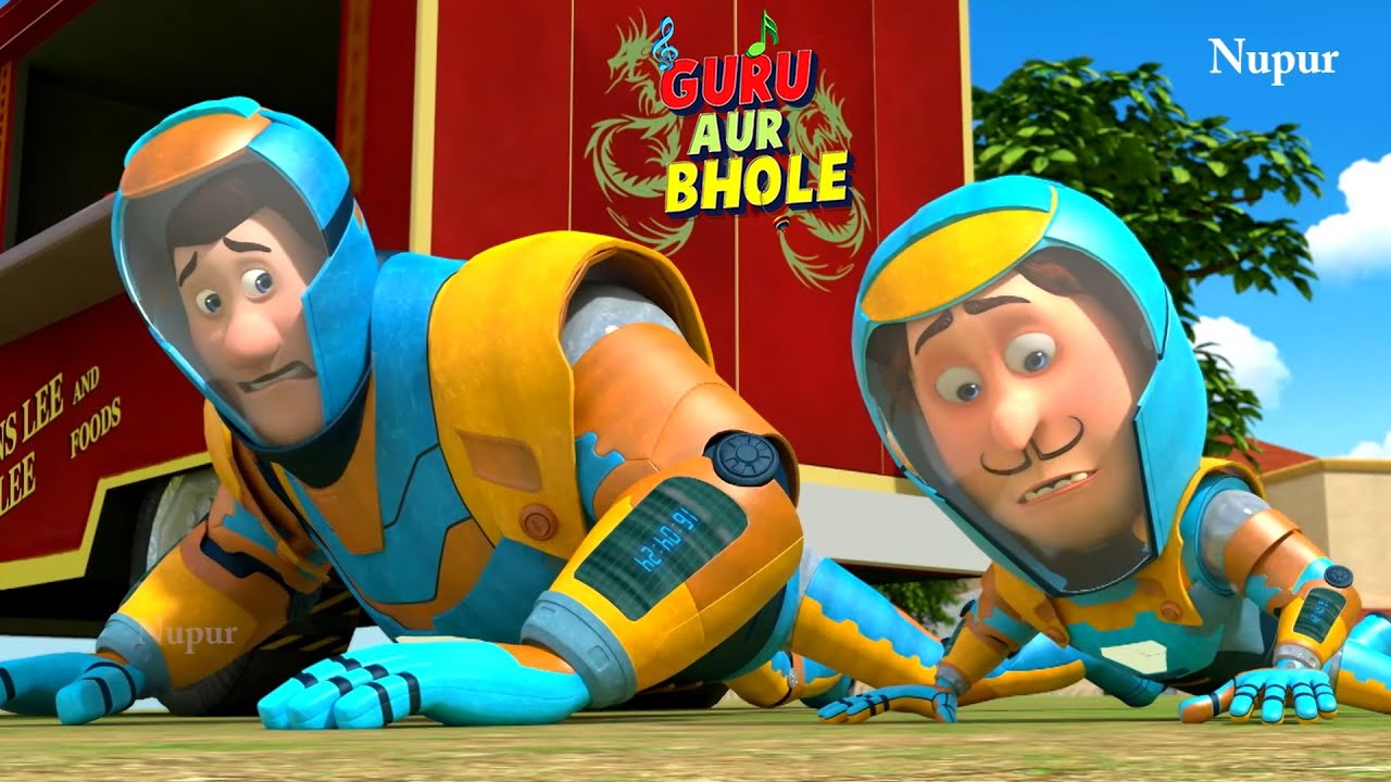 गुरु और भोले बने Babu Bhai Bhul Chuk Robot | Guru Aur Bhole | Kids Cartoon | Moral Stories For Kids