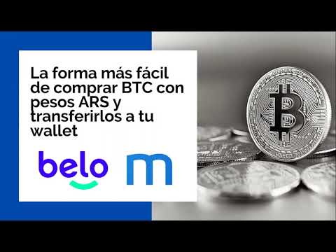 Belo App. La forma mas fácil y SIN COMISIONES de comprar BITCOIN con pesos. REFERIDO en descripción