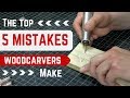 The Top 5 MISTAKES Woodcarvers/Powercarvers Make