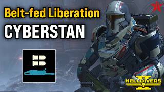 Helldivers 2 - Belt-Fed Grenade Launcher vs CYBERSTAN, SOLO Full Clear, Super Helldive