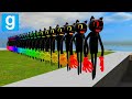 RAINBOW CARTOON CAT ARMY VS TOWERS! - Garry's mod Sandbox