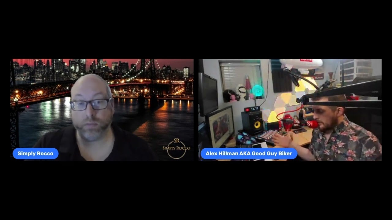 Simply Rocco Talk Show Special! #Cryptocurrency interview with Alex Hillman  aka Good Guy Biker! - YouTube