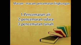 Tugas pendidikan lingkungan hidup