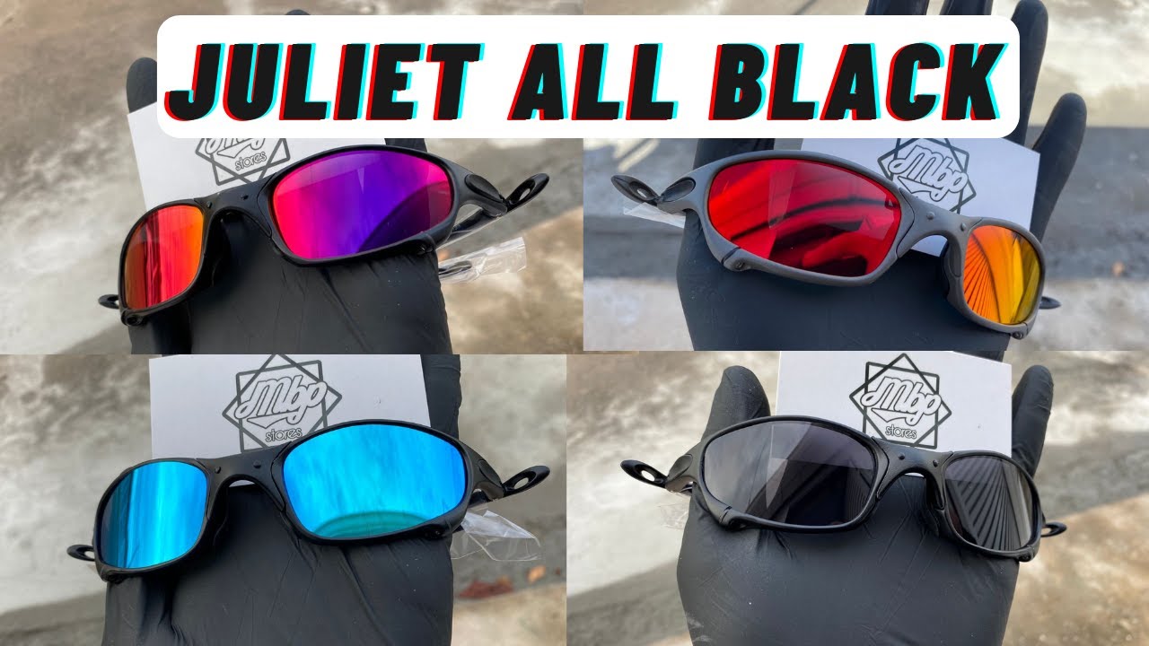 Review Óculos Oakley Juliet Pretas all Blacks Pinada & Lentes