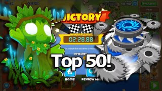 BTD6 Race - "Second Too Late" in 02:28.88 (No Ace Micro) (Top 50 Strategy)