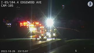 Semi fire closes all lanes of I-65 near Edgewood Avenue