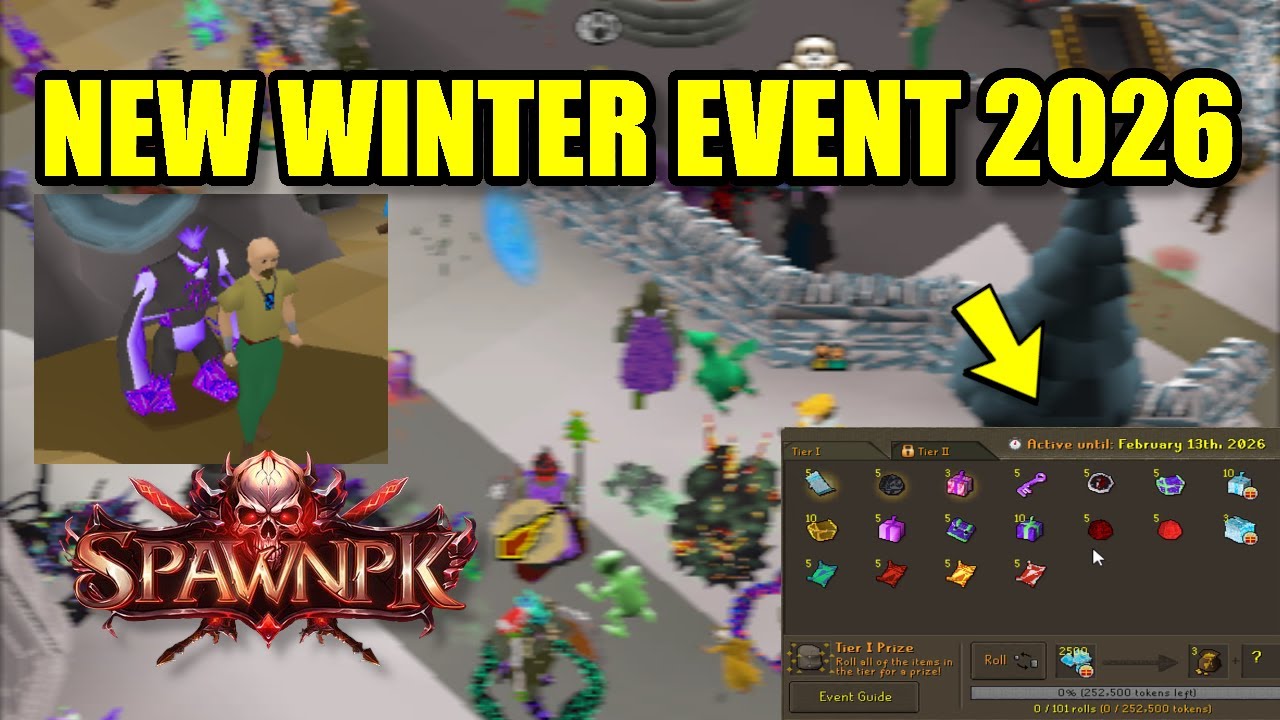 SpawnPK: *INSANE Winter Event 2026 Released* Event Showcase & More! + $50 Bond G/A