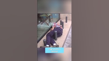 creative protest against hostile architecture in France. #short