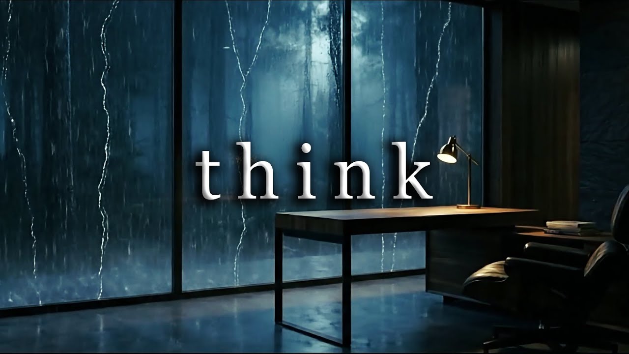 Think Clearly in the Quiet | Slow Sad Music for Deep Focus & Work 🌧️
