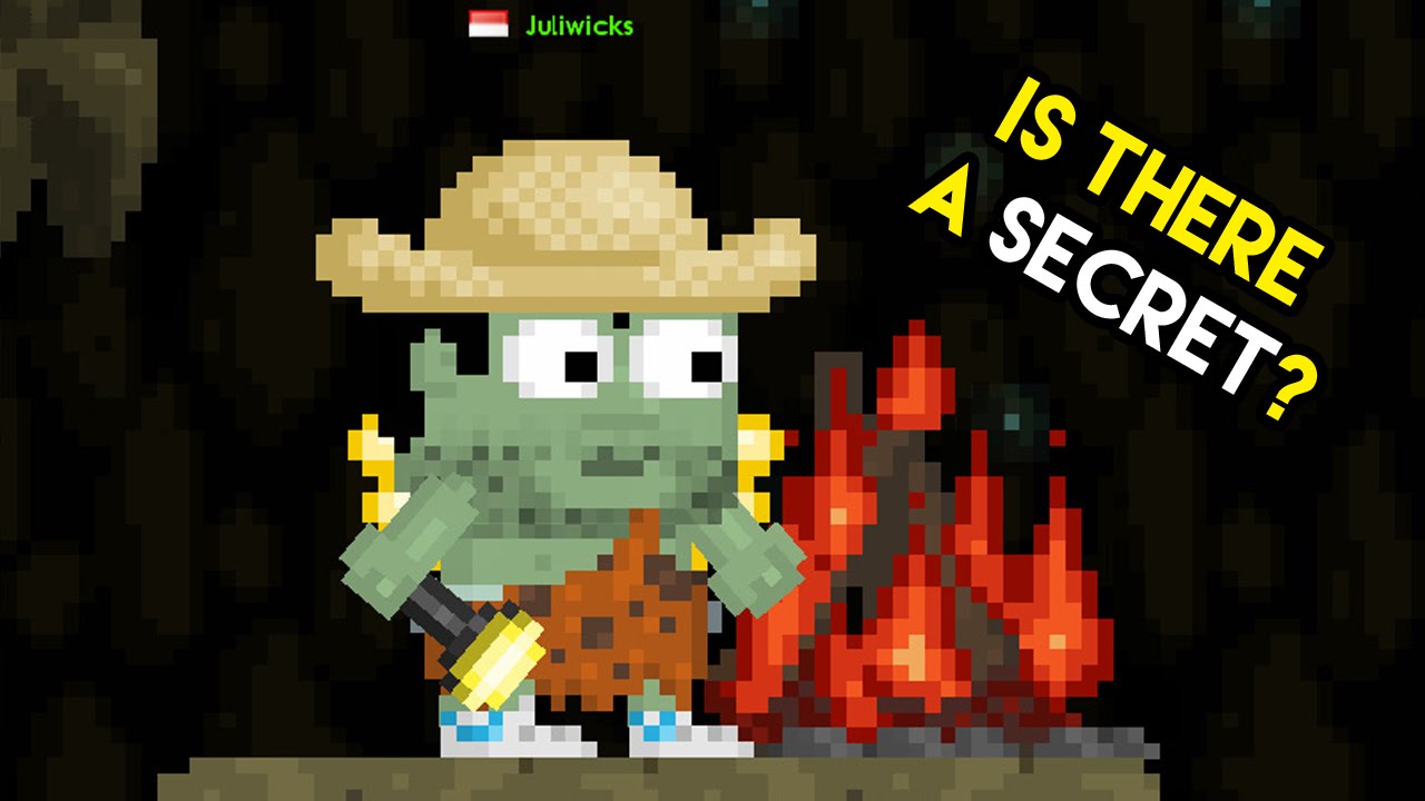 Growtopia - Is there SECRET behind a cave blast? Have fun!