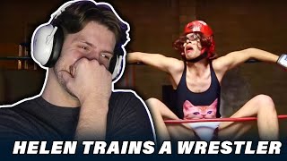 Helen Trains A Wrestler Reaction