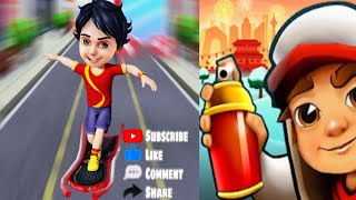 Shiva Skate Hero VS Subway Subway    Gameplay Max Level Run player Part 2 screenshot 1