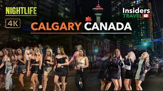 Calgary Downtown | Nightlife | Stephen Ave | #canada #calgary #alberta #nightlife