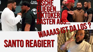 Santo REAGIERT / Tiktoker wirft Tisch und Rastet aus