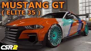 CSR 2 / Mustang GT Elite 35 (6.952) Online race.