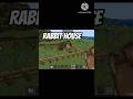 Rabbit rabbit🐇house 🏠 Build🔋 in Minecraft #Shorts