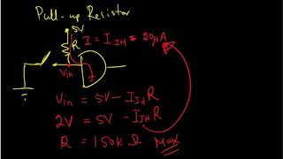 Pull-Up and Pull-Down Resistor Sizing Calculations