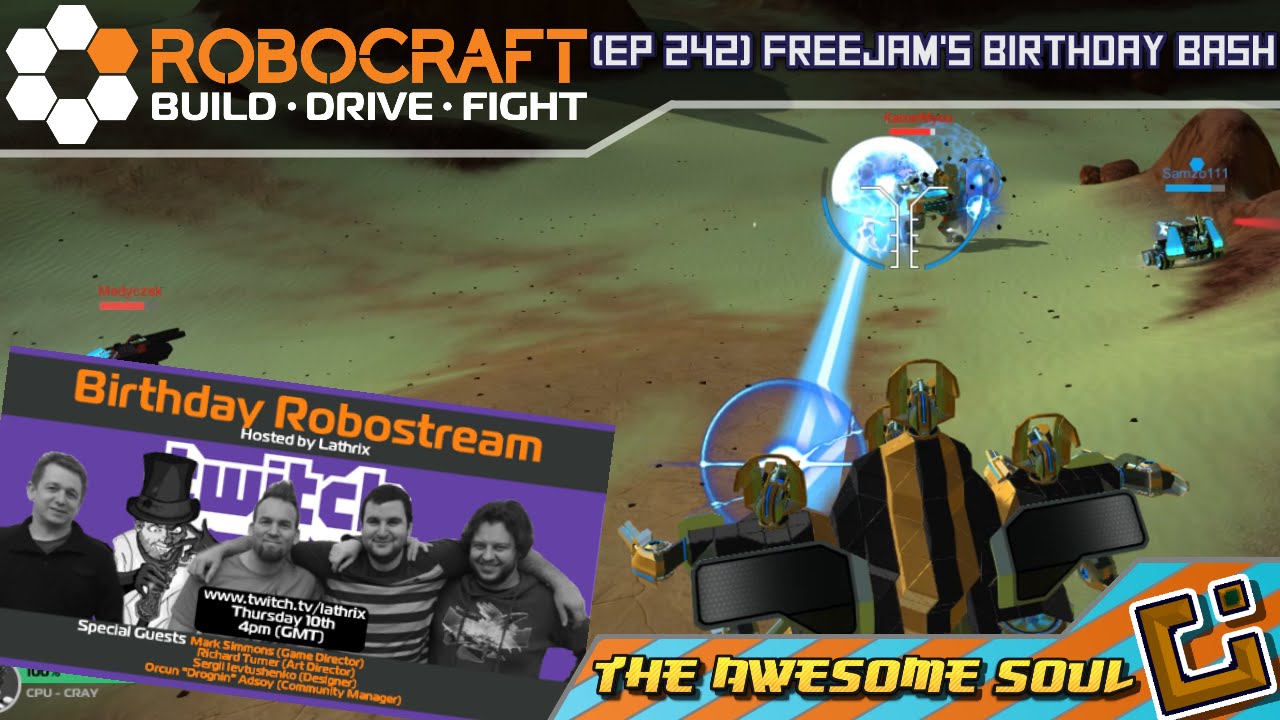 Robocraft (EP 242) Freejam's Birthday Bash