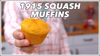 1915 Squash Muffins Recipe - Old Cook Book Show