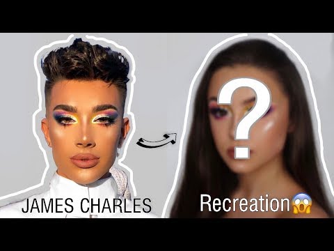 Recreating James Charles' Makeup // Makeup Tutorial - YouTube