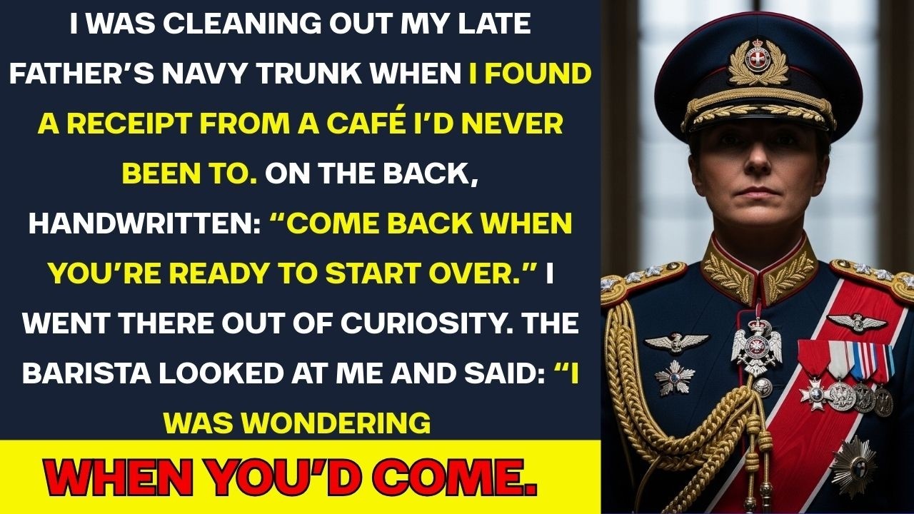 I Thought My Navy Father Took His Secrets to the Grave — Until I Found a Receipt in His Trunk...