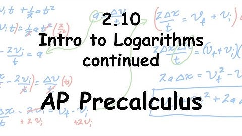 AP Precalculus - Logarithms as inverses of exponentials - Passwater 2.10