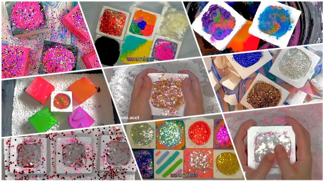 Gymchalk glitter bombs💥 [Edit compilation] Satisfying~ Sleep aid