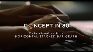 Data Visualisation - Horizontal Stacked Bar Graph [Concept In 30]