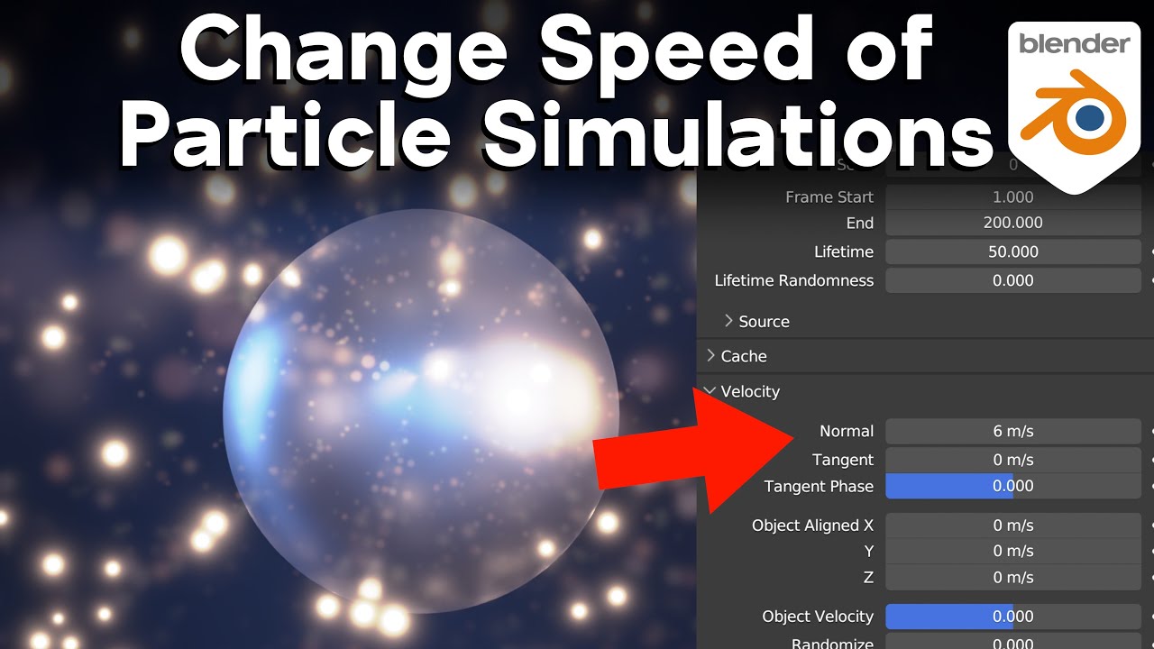 How to Change the Speed of Particle Simulations in Blender