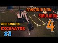 Construction Simulator 4 Gameplay Working in Excavator 
