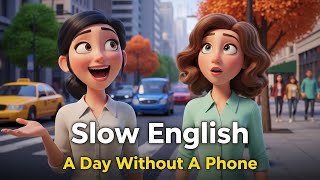 My Day Without A Phone | Easy English Listening Practice (A2 Level)
