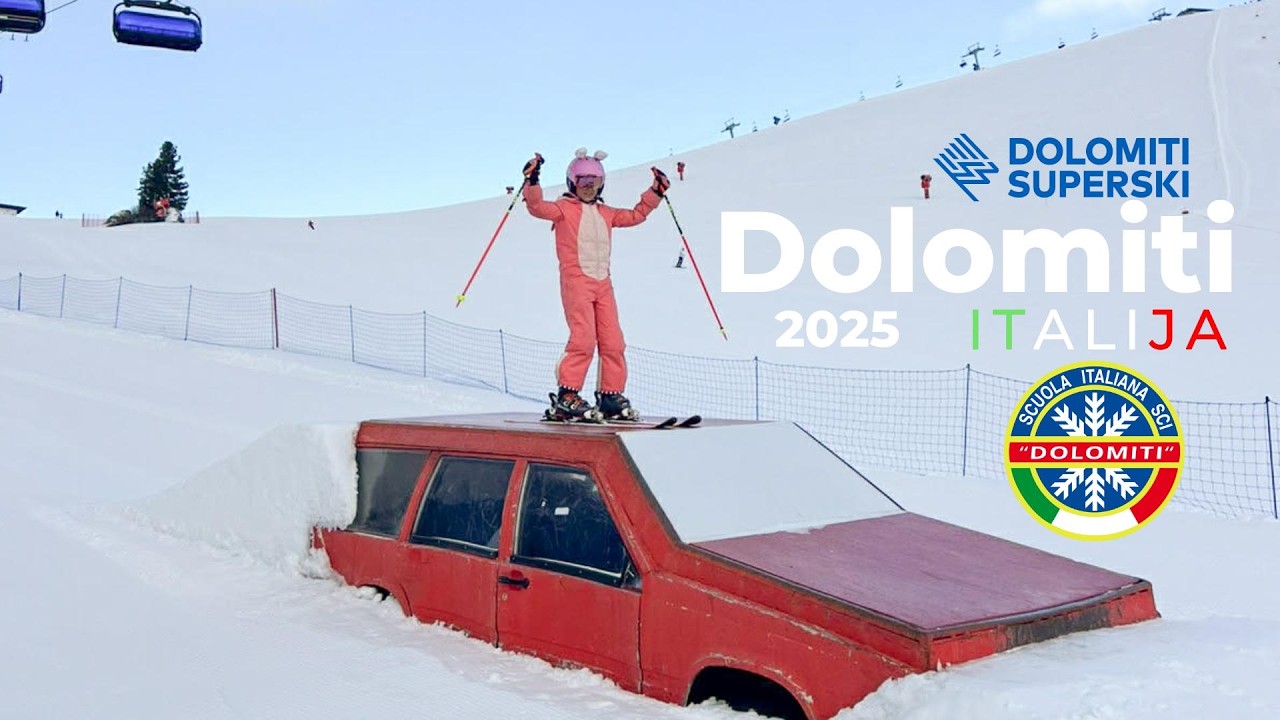 Skijanje sa decom 2025 II Dolomiti Italija