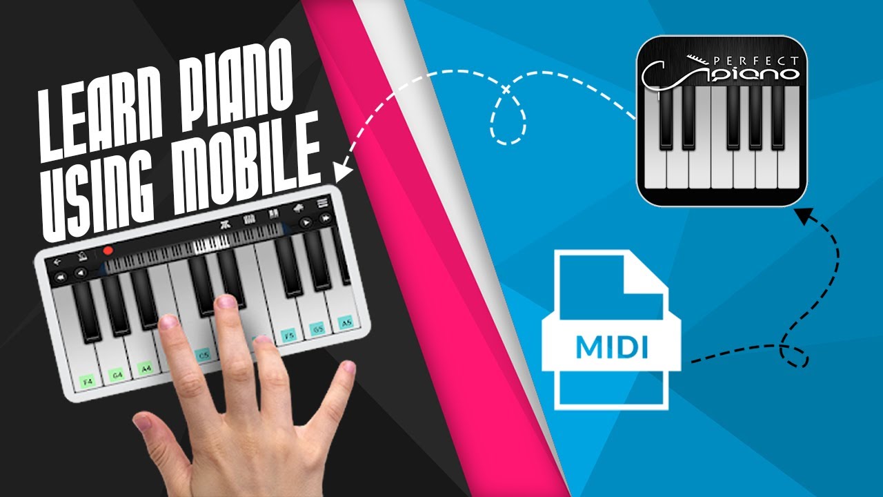 How to Play MIDI file on Perfect Piano app for Android 